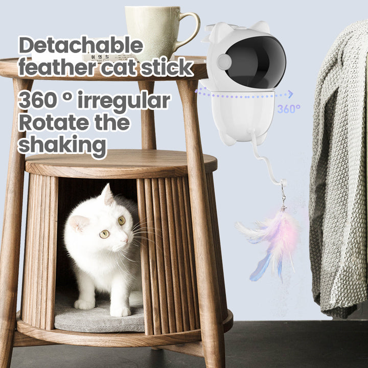 The Ultimate 3-in-1 Smart Interactive LED Laser Cat Toy: Endless Fun for Your Feline Friend!