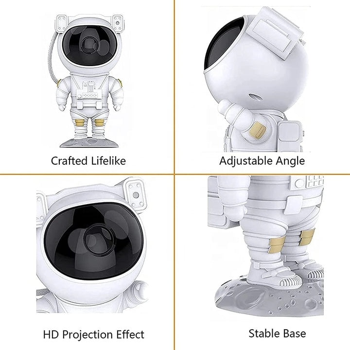 Astronaut Galaxy Projector: Explore the Cosmos from Your Room - Star Nebula Night Light with Remote & Timer